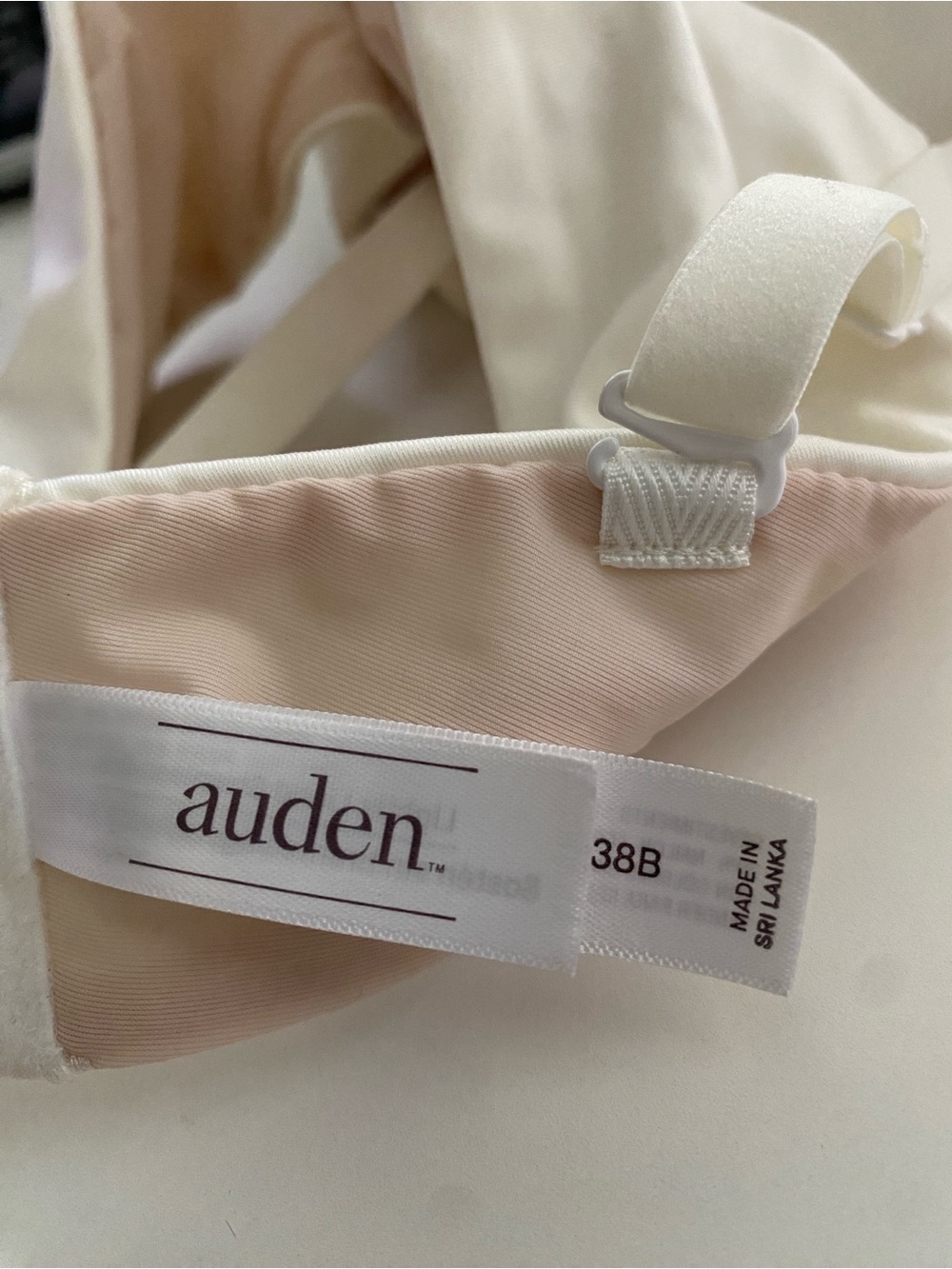 Auden white push up bra size 38B new #pushup - Picture 2 of 2